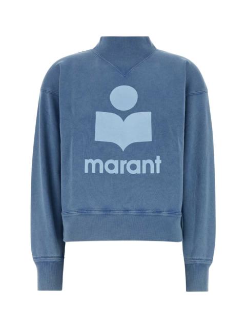 Isabel Marant Étoile Isabel Marant Etoile Women Air Force Blue Cotton Blend Moby Sweatshirt