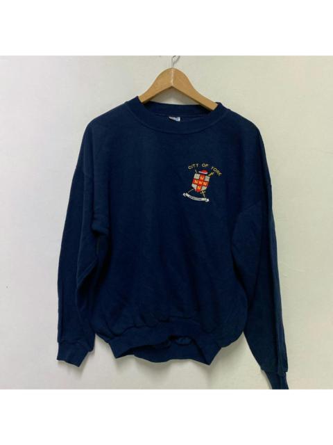 Other Designers Vintage City of York Eboracum UK Sweatshirt Cotton/ arcylic