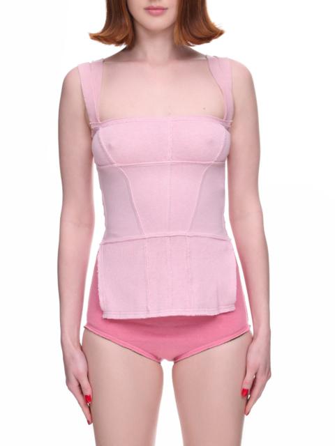 TALIA BYRE Knit Corset Top