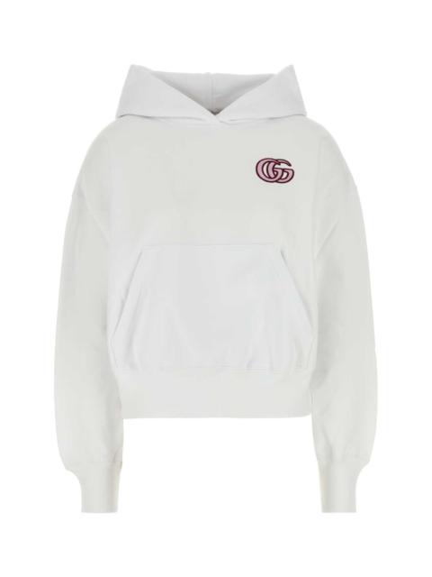 GUCCI Gucci Women White Cotton Sweatshirt