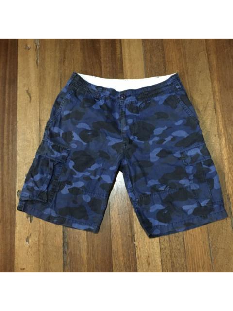 A BATHING APE® OG Bape Blue Camo Cargo short
