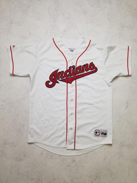 Other Designers Vintage Cleveland Indians Majestic Stitched Sewn MLB Jersey