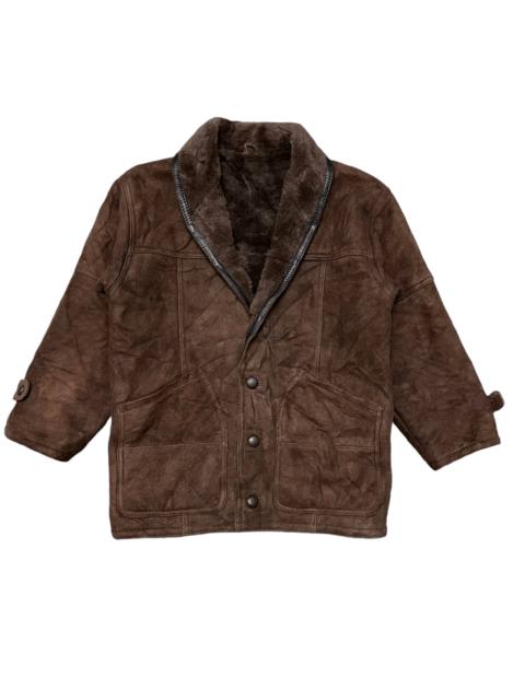 Other Designers Vintage Sheepskin Coat Leather Jacket Shearling