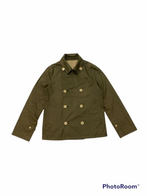 MARGARET HOWELL VINTAGE PEACOAT OLIVE GREEN COAT JACKET