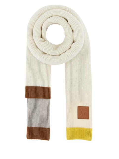Loewe Loewe Women Two-Tone Wool Scarf