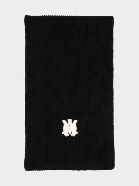 AMIRI Men's MA Ribbed Wool Scarf