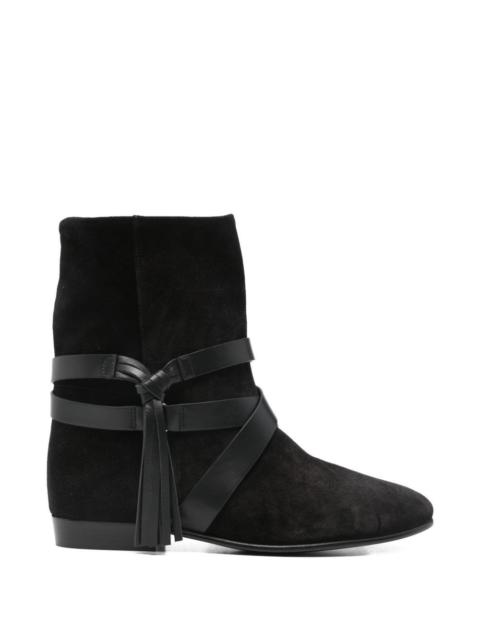 Isabel Marant suede flat ankle boots