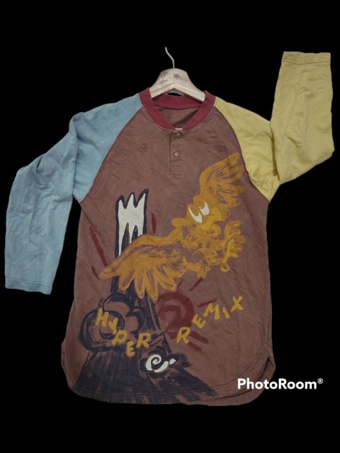 Other Designers Vintage - Hyper Remix Eagle 3 Quarter Shirt