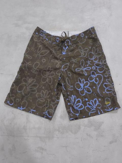 Stüssy Vintage Stussy SS04 Logo Splash Board Shorts Monogram