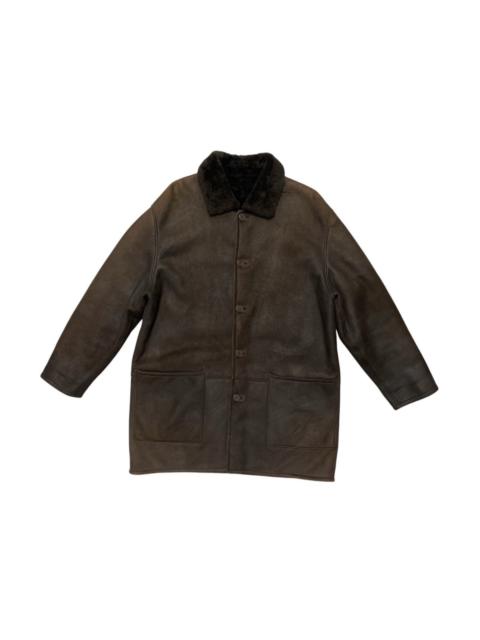 Loewe RARE ‼️ LOEWE Leather Fur Shearling Jacket