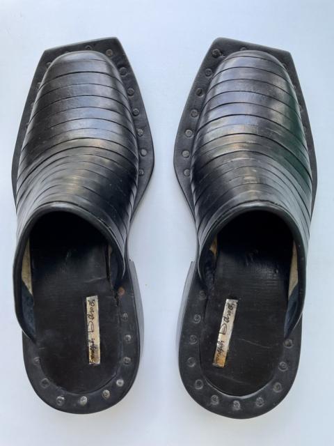 Other Designers Other - Summer Joseph Debach Black Polished Clogs Size 5/35,5