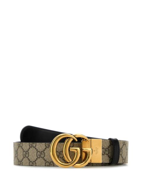 GUCCI Gucci Women Gg Supreme Fabric Gg Marmont Reversible Belt