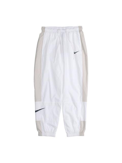 Nike (WMNS) Nike Nsw Stmnt Wvns Pant Running Training Colorblock Knit Sports Pants/Trousers/Joggers Autum