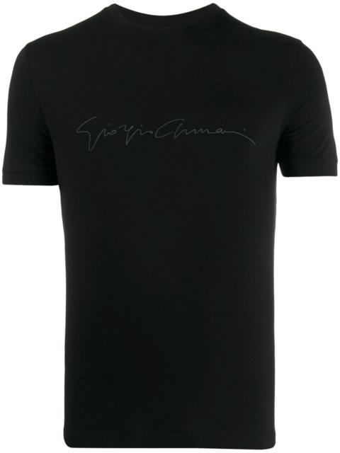 GIORGIO ARMANI Asv Stretch-Viscose T-Shirt With Signature Logo Women