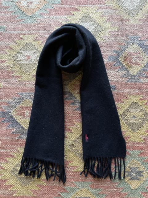 Other Designers Polo Ralph Lauren - Ralph Lauren black cashmere wool blend scarf