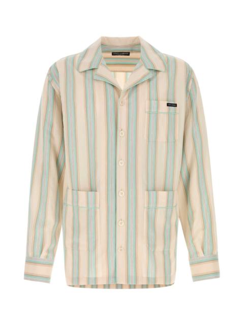 Dolce & Gabbana Dolce & Gabbana Men Embroidered Jersey Shirt