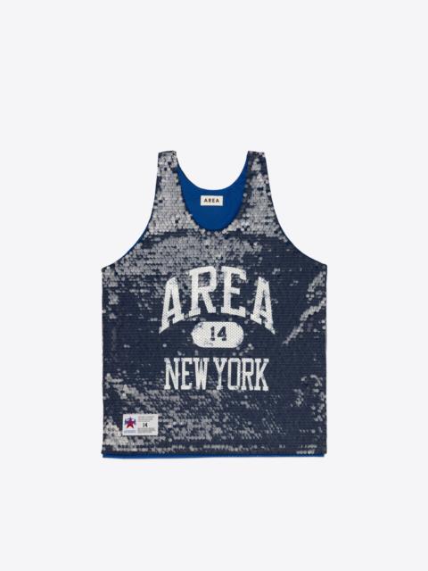 AREA SEQUIN BASKETBALL JERSEY
