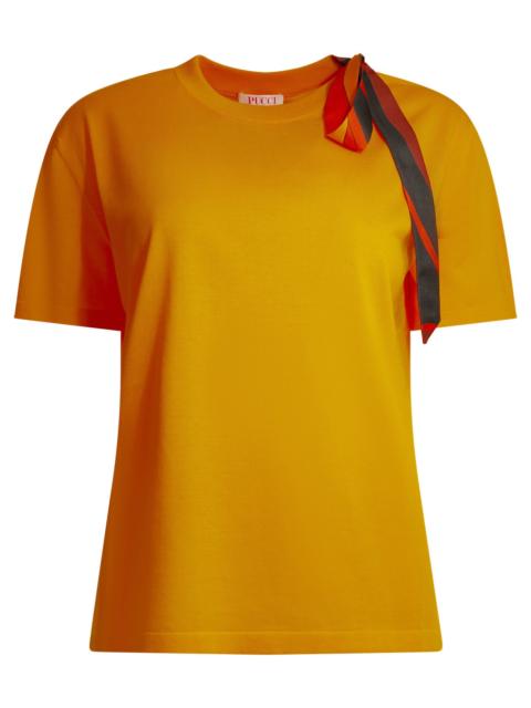 PUCCI Pucci Knitted Crew Neck T-shirt