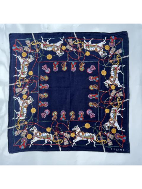 CELINE Vintage Celine Handkerchief /Neckerchief /Bandana /Scarf