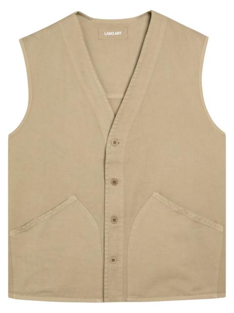 LABO.ART Labo.art V-neck Cotton Vest
