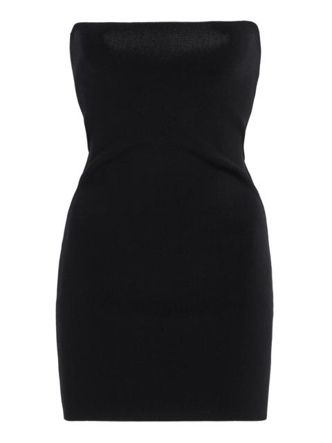 TOTEME Compact Knit Strapless Top black