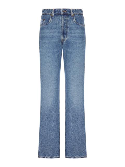 Miu Miu Miu Miu Women Light Wash Denim Flare Jeans
