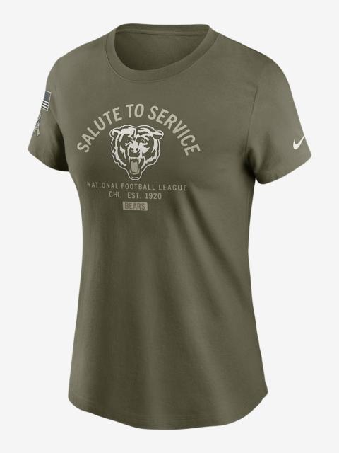 Nike Chicago Bears Salute to Service Sideline Women's Nike NFL T-Shirt