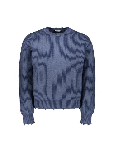 ribbed cropped sweater