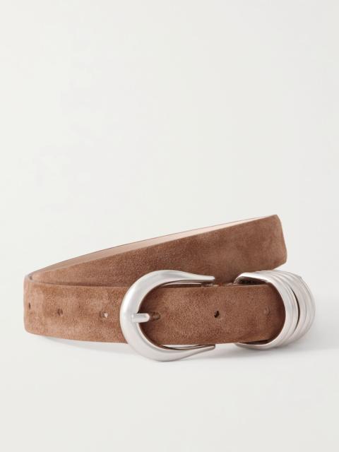 DÉHANCHE Hollyhock suede waist belt Brown
