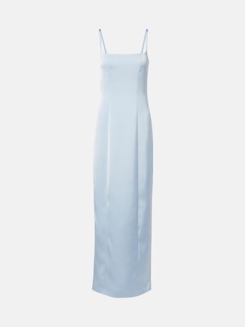 ROTATE Satin maxi dress