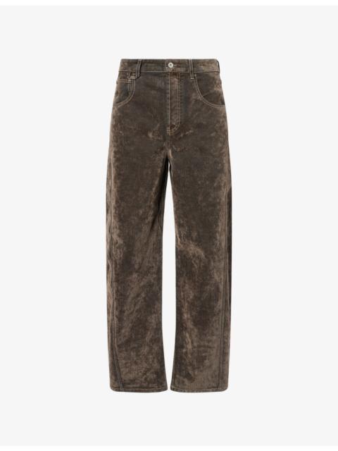 JACQUEMUS Le De-Nimes Mirada Velvet Cotton Trousers