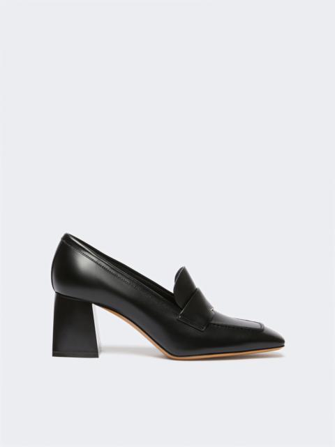 Max Mara HREGENTMOC Leather loafers with heel