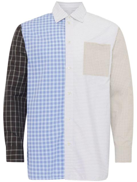 J.W. ANDERSON - Jw Anderson Men Patchwork Design Shirt