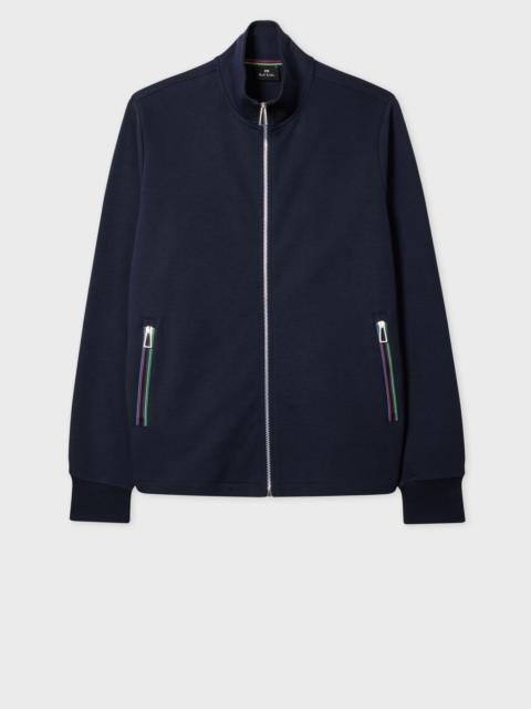 Paul Smith Navy Double Face Cotton-Blend Track Top
