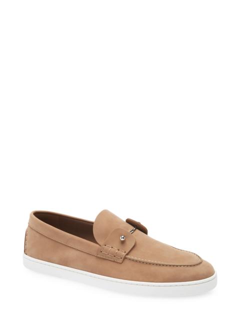 Christian Louboutin Christian Louboutin Chambeliboat Loafer in Lionne/Lin Lionne at Nordstrom