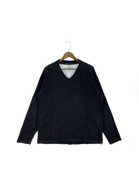 Engineered Garments Nepenthes London Stonewash Black Vneck Long Sleeve