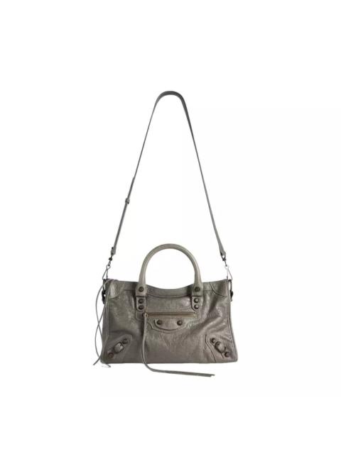 BALENCIAGA BALENCIAGA Le City Small Army Green Leather Bag