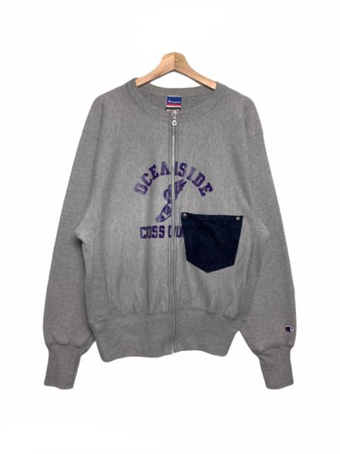 Other Designers Vintage - Vintage Champion Reverse Weave Zipper Crewneck Sweatshirt