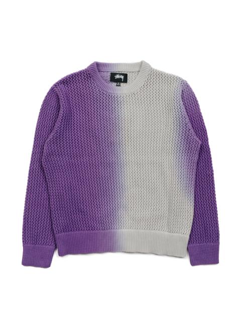 Stüssy Stüssy Pigment Dyed Loose Gauge Sweater Purple