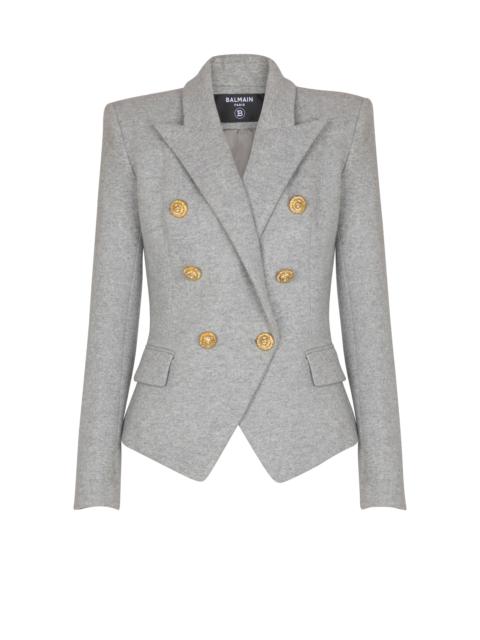 Balmain Cotton knit 6-button jacket