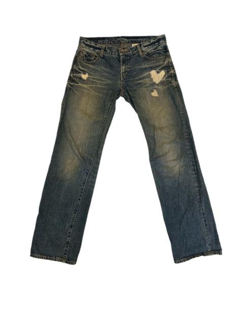 Other Designers Distressed Denim - patchwork jeans distress