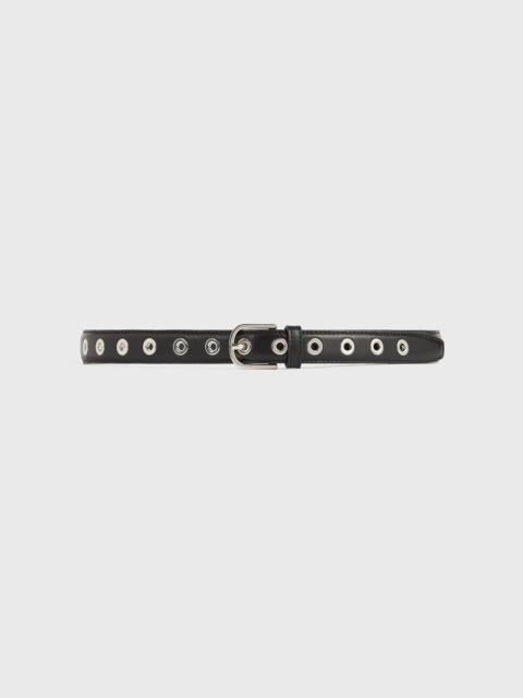 TOTEME Eyelet belt black
