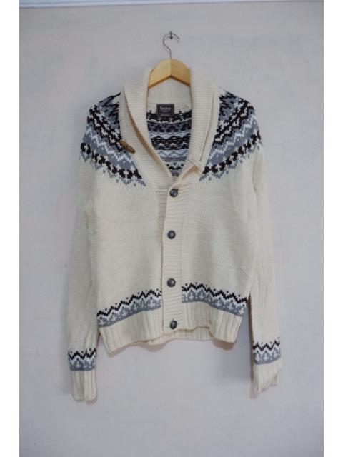 Vintage Gembony Cowichan Wool Knitwear Button