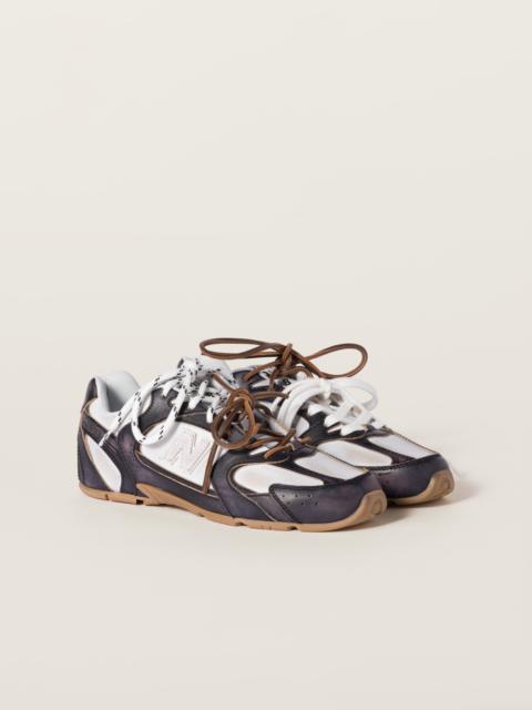 New Balance X Miu Miu 530 SL deco' calf leather sneakers