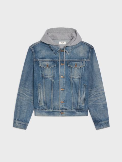 CELINE trucker jacket in union wash denim