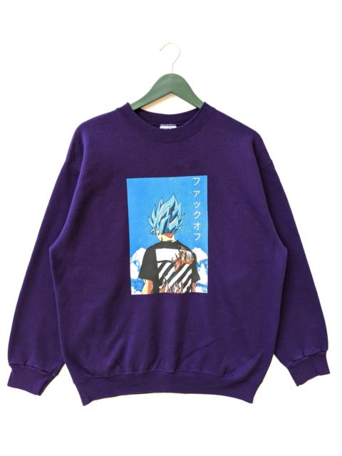 Other Designers Vintage Tultex Iron On Dragon Ball Print Sweatshirt