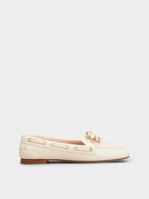 Roger Vivier Très Vivier Boat Loafers in patent leather