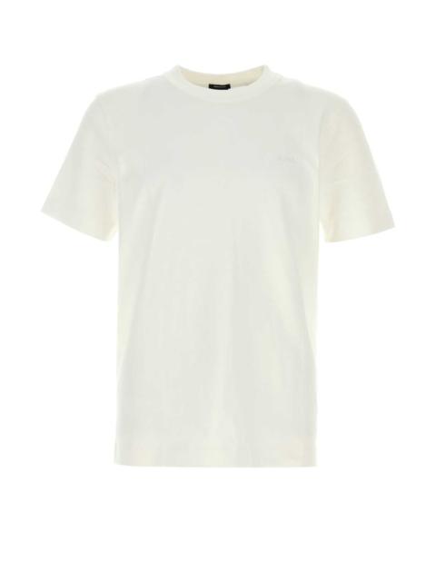 BOSS Boss Men White Cotton T-Shirt