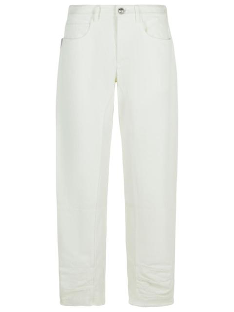 Jil Sander Jil Sander White Cotton Jeans Women