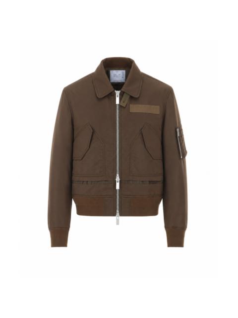 sacai Sacai Women Nylon Twill Blouson